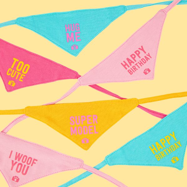 studio-pets-pluche-knuffel-accessoires-bandana-set-voor-knuffel Studio Pets bandana set voor knuffel in verschillene kleuren