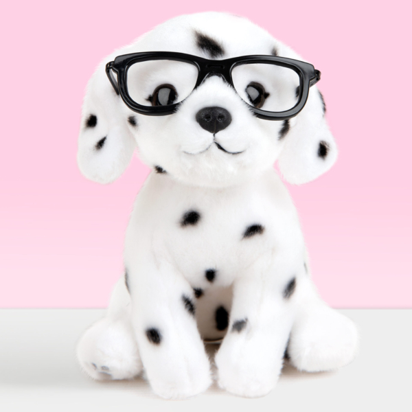pluche knuffelhond dalmatiër puppy 16 cm
