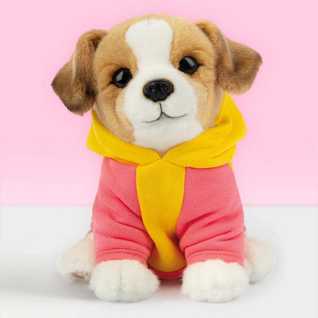 Pluche knuffelhond Jack Russel Jacky 23 cm