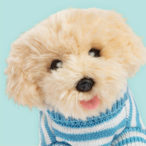 studio-pets-pluche-knuffel-hond-labradoodle-close-up-doodle-23cm close up pluche knuffelhond labradoodle 23 cm
