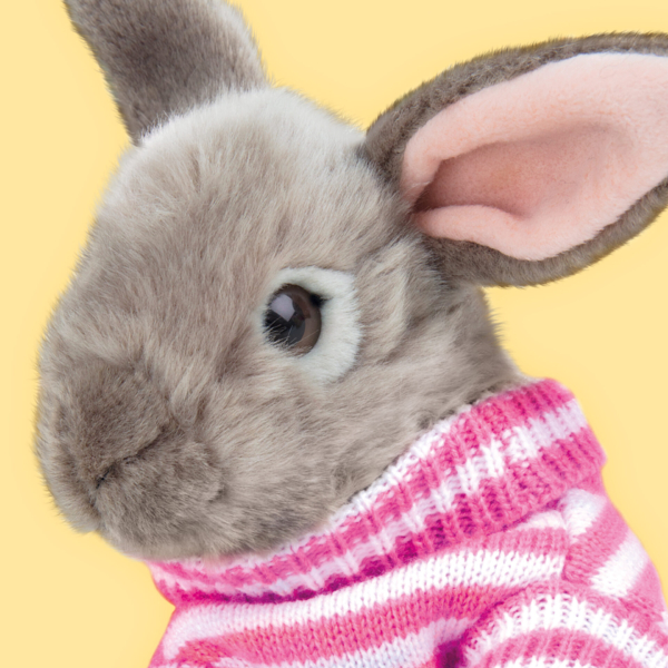 studio pets pluche knuffel konijn met trui 23 cm