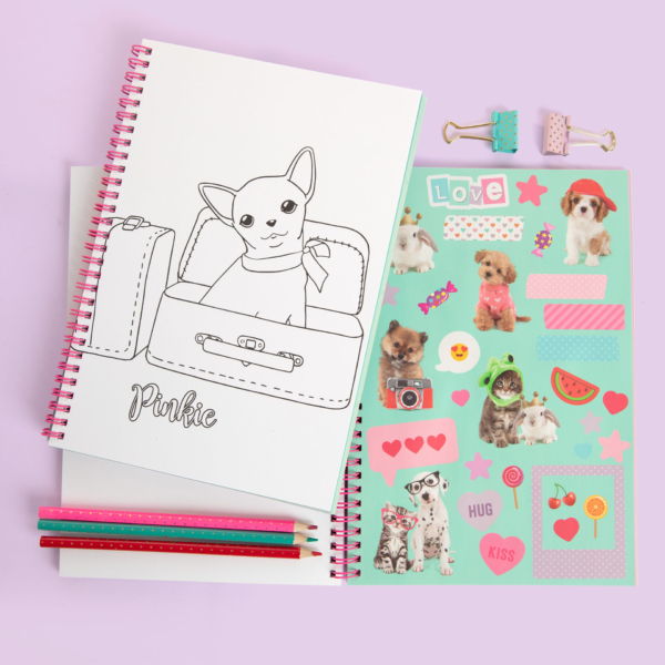 studio-pets-cadeau-yorkshire-terriër-hond-kleurboek-met-stickers Studio Pets kleurboek met stickers