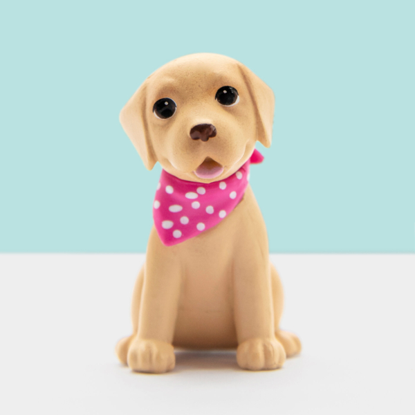 Studio Pets speelgoed figurine labrador puppy Happy met bandana