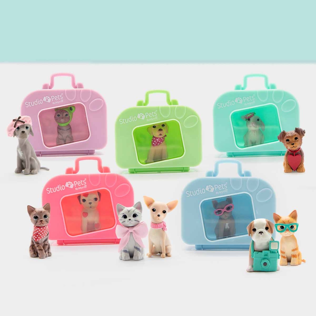 Studio Pets speelgoed set koffer met figurine