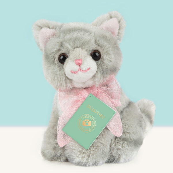 studio-pets-british-shorthair-kitten-bella-8cm-plush-with-bow-set