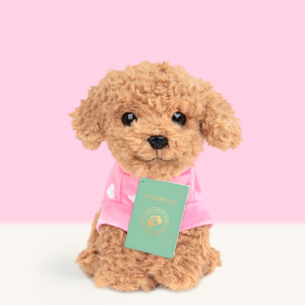 studio-pets-toy-poodle-puppy-cookie-16cm-plush