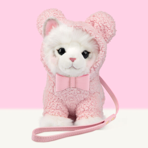 studio-pets-pluche-accessoires-roze-riem-halsband-set studio-pets-pluche-accessoires-roze-riem-halsband-set