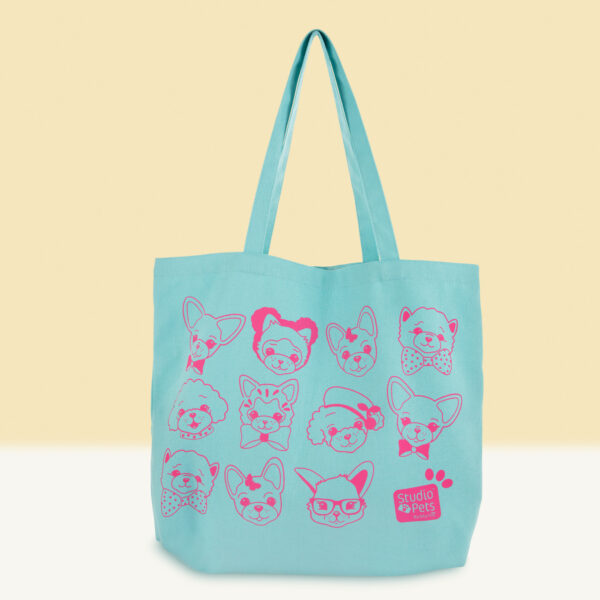 studio-pets-blue-turquoise-canvas-tote-bag